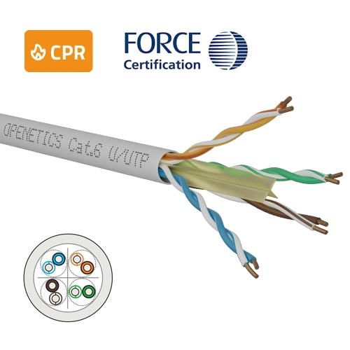Cable Cat.6 U/UTP LSZH Dca s2,d2,a1, 500m